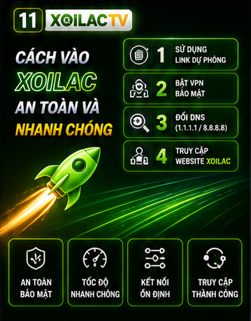 Cách vào Xoilac an toàn và nhanh chóng
