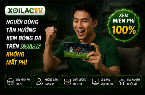 Người dùng tận hưởng xem bóng đá trên Xoilac không mất phí